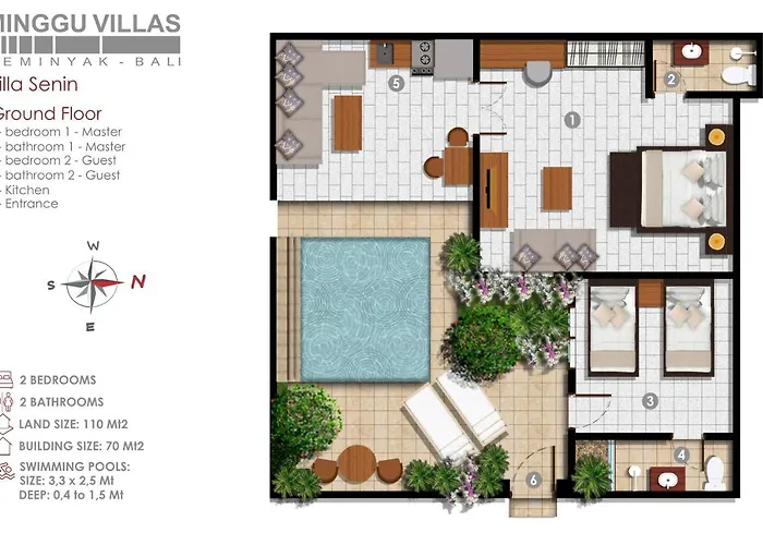 Villa 2br Senin - Minggu Seminyak